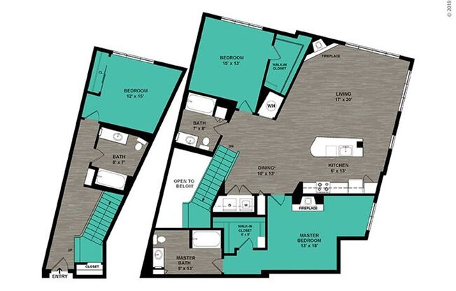 3 beds, 3 baths, 1,956 sqft, $5,030, Unit 475