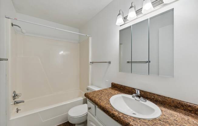 Bathroom with Modern Finishes