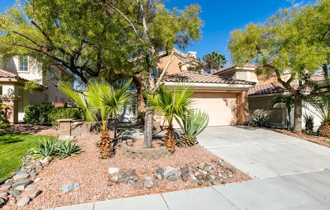 Beautiful 3-Bedroom Home in Peccole Ranch with Upgraded Finishes & Spacious Backyard