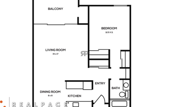 1 bed, 1 bath, 742 sqft, $2,495
