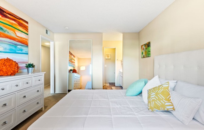 Spacious bedroom at River Oaks in Oceanside, CA