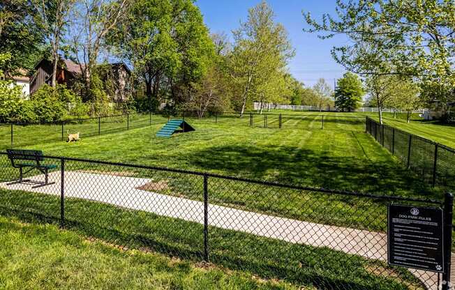 PineCrest Townhomes Olathe KS Dog Park