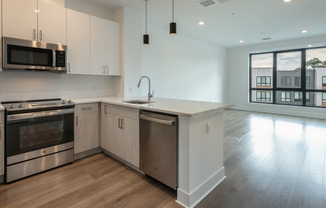 Kitchen with Stainless Steel Appliances