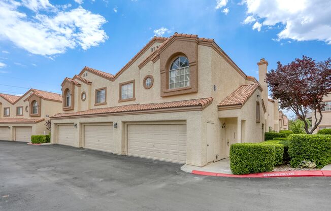 2 bedroom condo with RARE attached 2 car garage!