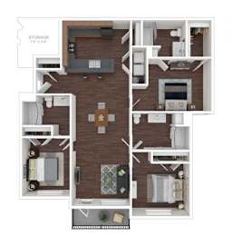 3 beds, 3 baths, 1,446 sqft, $1,538