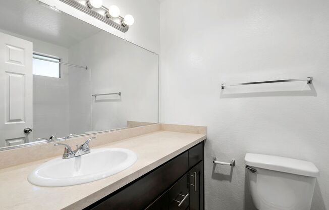 West Hills apartments bathroom vanity