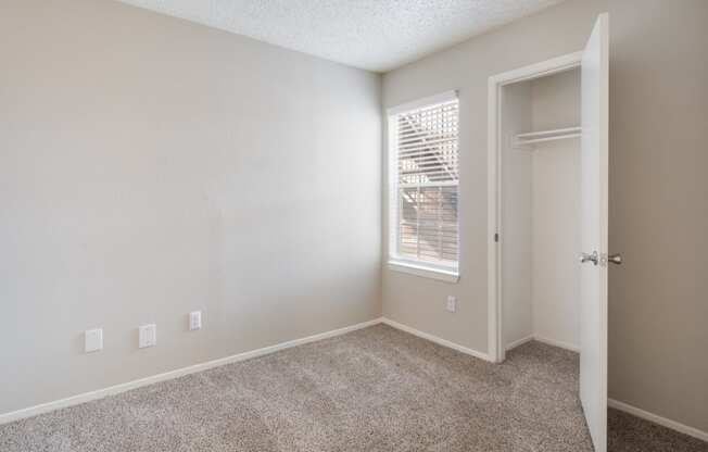 Bedroom at Preston Villas Apartment Homes, Dallas, Texas, TX