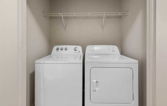 In-home Washer and Dryer