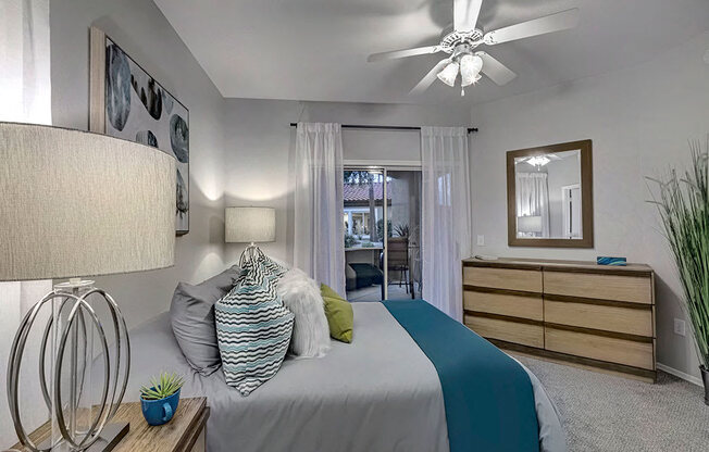 Apartment Master Bedroom at Springs at Continental Ranch, Tucson, AZ