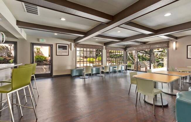 Clubhouse Dining Area at The Meadows at Westlake Village, California