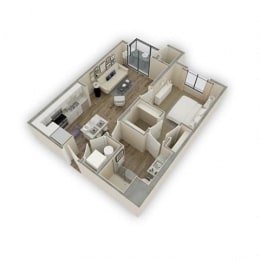 1 bed, 1 bath, 732 sqft, $2,430