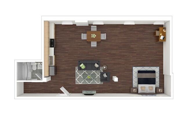 1 bed, 1 bath, 715 sqft, $3,200