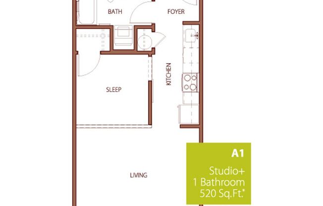 1 bed, 1 bath, $1,695, Unit Unit 214