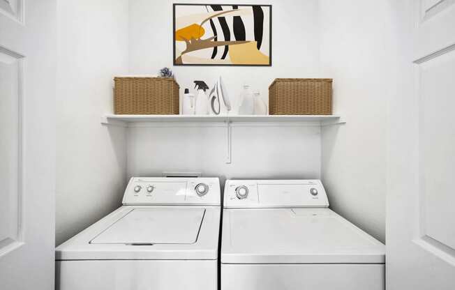 in-unit washer and dryer