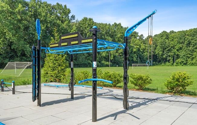 Fitness area outdoors