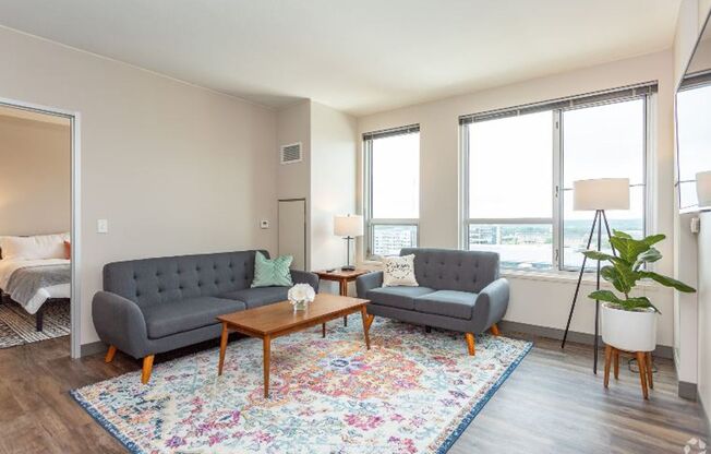 2 beds, 2 baths, 1,009 sqft, $2,175, Unit 1107