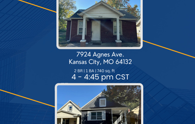 7924 Agnes Ave | 2 BR 1 BA | 740 SF