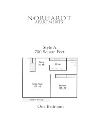 1 bed, 1 bath, 700 sqft, $1,450