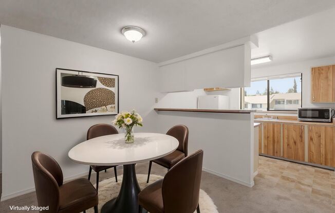 New carpet and paint! Top floor, 2drm, 2 full bath, open floor plan, pool, water, sewer, garbage included in rent