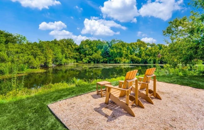 The Crosby at the Brickyard River Seating Area