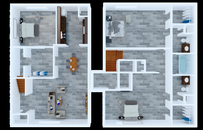 3 beds, 2.5 baths, 1,320 sqft, $1,399, Unit 908