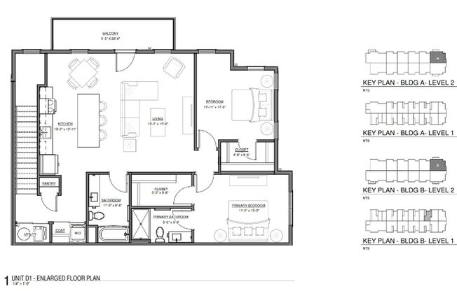 2 beds, 2 baths, 1,352 sqft, $2,280, Unit 1441