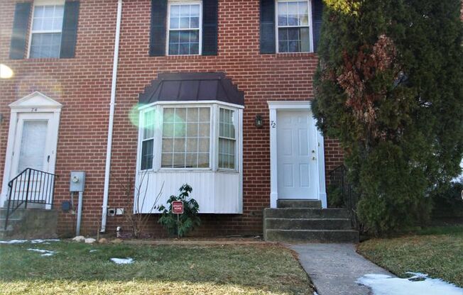 Very Nice Nottingham 3bd/2.5ba Townhouse w/ CAC & W/D--Available 8/14
