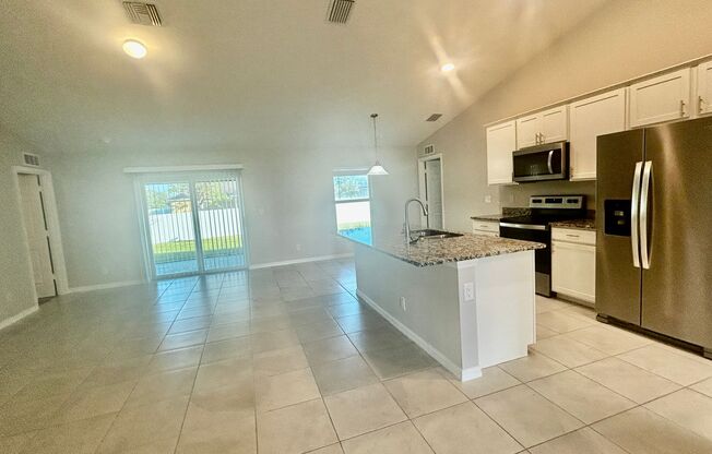 Cape Coral - Newer Single-Family Home - 3 bedrooms plus an office/den & 2 bathrooms