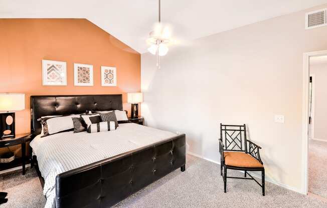 Spacious bedrooms at The Winsted at Valley Ranch in Irving, TX, For Rent. Now leasing 1 and 2 bedroom apartments.