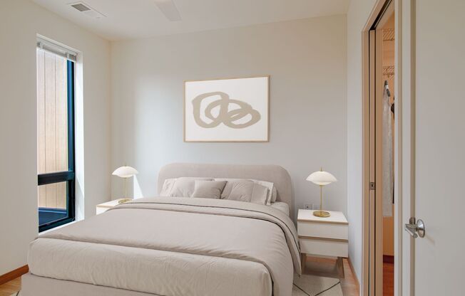 1 bed, 1 bath, 604 sqft, $1,395, Unit A406