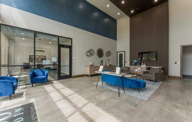 Spacious Lobby Area at Residences at 3000 Bardin Road, Grand Prairie, TX, 75052