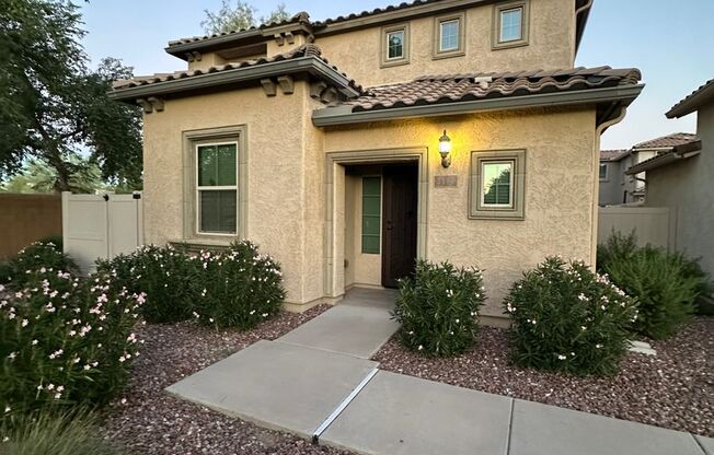 Charming 3 Bed + Den 2.5 Bath Home with 2 car attached EV garage with community pool !!