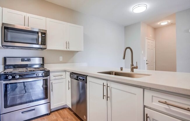 Upscale Stainless Steel Appliances at The Villas at Towngate, Moreno Valley, CA