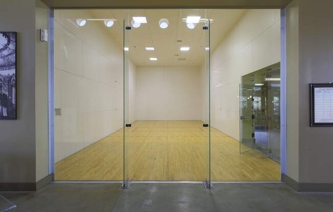 Racquetball Court at Village Club of Rochester Hills, Michigan