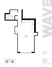 Studio, 1 bath, 565 sqft, $2,146