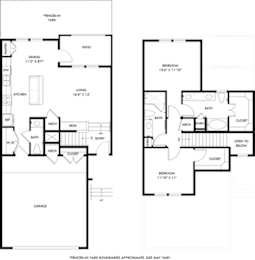 2 beds, 2.5 baths, 1,348 sqft, $2,375