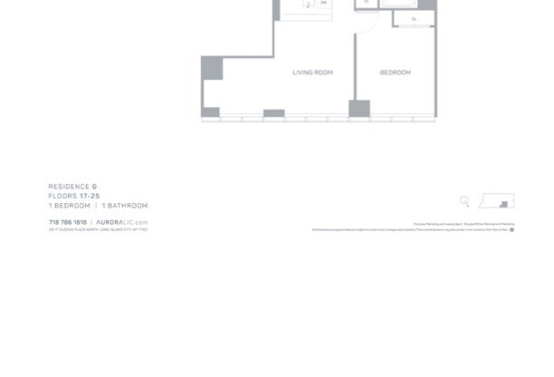 1 bed, 1 bath, $4,000, Unit 21G