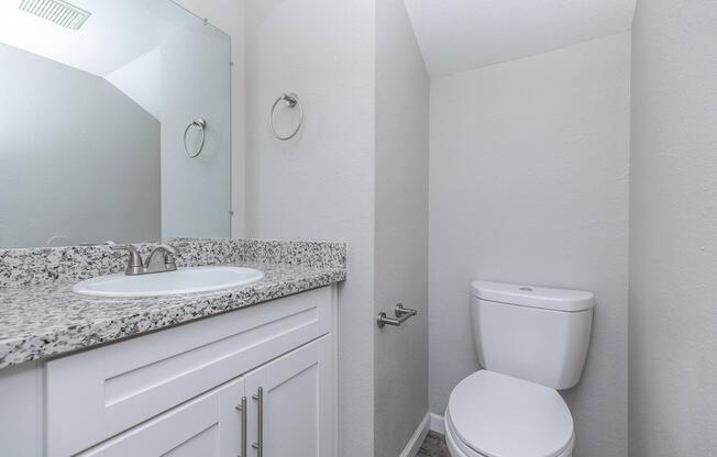 SOUTHWOOD TOWNHOMES CLASSY COUNTERTOPS IN BATHROOM