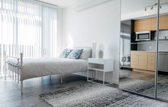 Studio, 1 bath, 376 sqft, $1,849, Unit 202