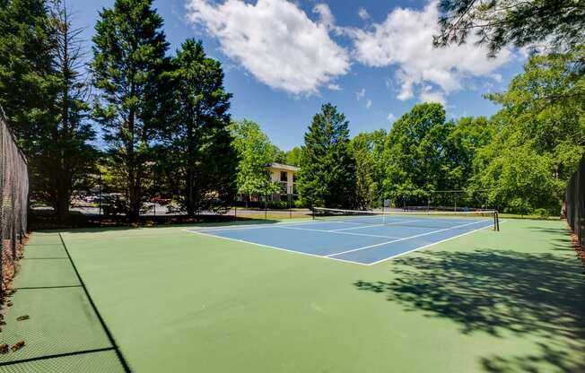 Tennis Court at Lakecrest Apartments, PRG Real Estate Management, Greenville, 29615
