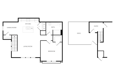 1 bed, 1 bath, 1,040 sqft, $1,565