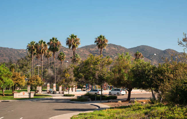 Mountain views at South Creek Park