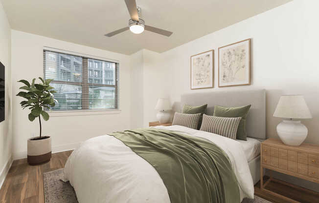 Bedroom with Hard Surface Flooring