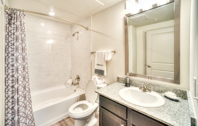 Large garden tub in all units