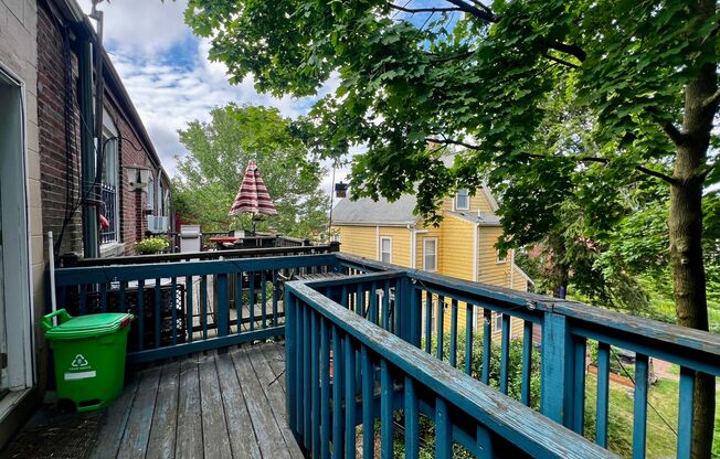 Stylish Top-Floor 2-Bedroom Condo with Private Deck & Skylights in Prime Dorchester Location