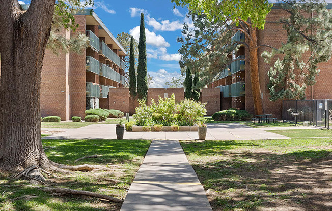 exterior of apartment building in Albuquerque