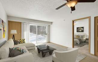 Shadow Hills Apartments in Plymouth, MN Living Room