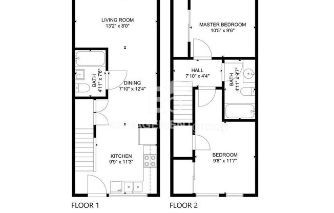 2 beds, 2 baths, $2,250