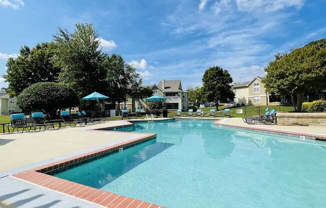 Large pool for residents to enjoy at The Chase, Burlington, NC