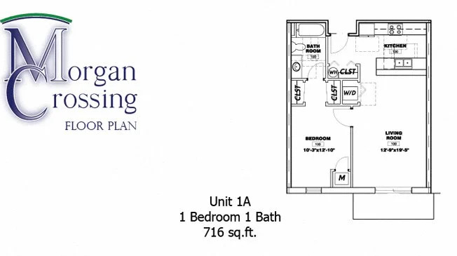 1 bed, 1 bath, 716 sqft, $1,025